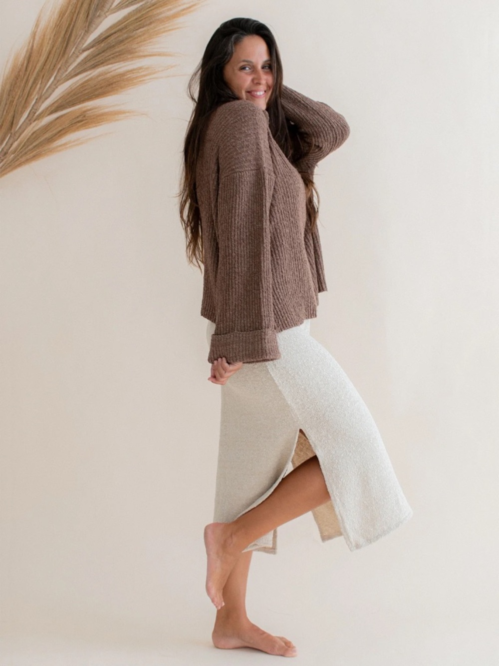 Indigo Luna Winterfall Skirt in Cloud Cream Size XS/S